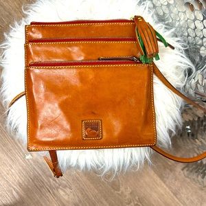 Leather crossbody
